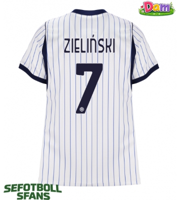 Inter Milan Piotr Zielinski #7 Bortatröja Kvinnor 2026-27 Kortärmad